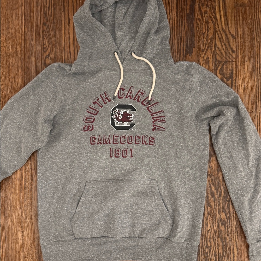 League Heather Gray Hoodie NWOT